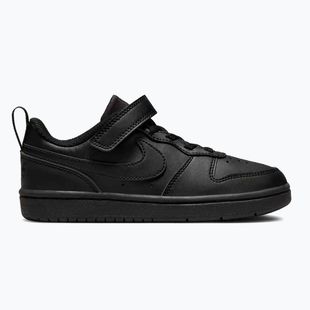 Nike Court Borough Low Recraft Kinderschuhe schwarz/schwarz/schwarz