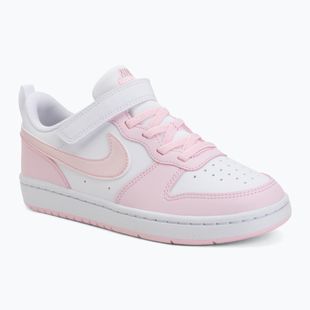 Kinderschuhe Nike Court Borough Low Recraft white/pink foam