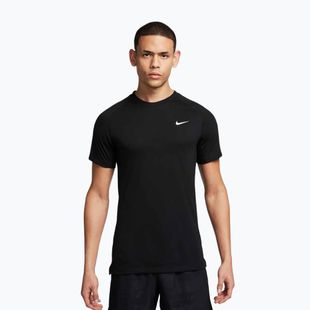 Herren Trainings-T-Shirt Nike Flex Rep Dri-Fit schwarz/weiss