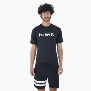 Hurley Herren O&O Quickdry Rashguard T-shirt schwarz