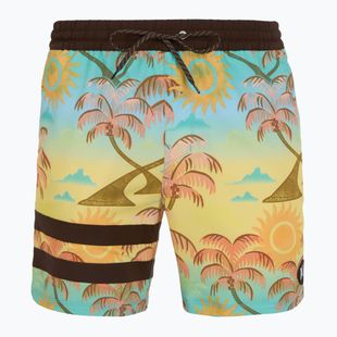 Hurley Phantom Eco Block Party Volley 17" Ananas Badeshorts für Männer