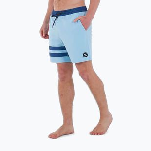 Herren Hurley Phantom Eco Block Party Volley 17" blau Traum schwimmen Shorts