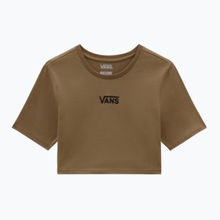 Frauen Vans Flying V Crew Crop Ii Otter T-Shirt