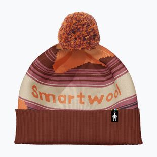 Wintermütze Smartwool Knit Winter Pattern POM apricot