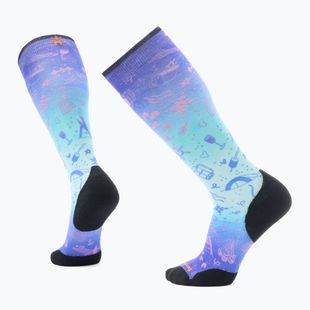 Skisocken Smartwool Ski Targeted Cushion Nature Doodles Print OTC capri