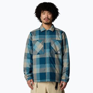 Isolierte Jacke Herren The North Face Afterburner Insulated Flannel midnight petrol