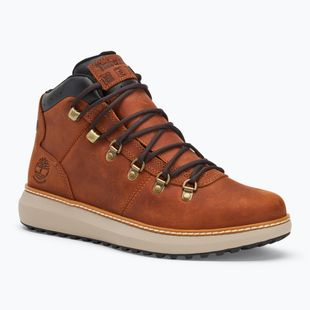 Schuhe Herren Timberland Hudson Road Mid Lace Waterproof Chukka rust full grain