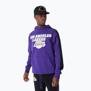 Männer neue Era NBA große Grafik OS Hoody Los Angeles Lakers Sweatshirt lila