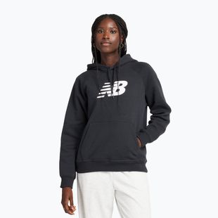 New Balance Damen Fleece Hoodie schwarz