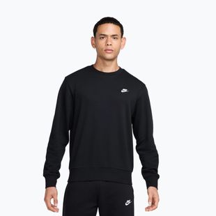 Herren-Sweatshirt Nike Club French Terry Crew black/white