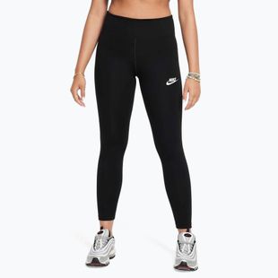 Nike Sportswear Classic High-Waisted schwarz/weiss Kinder Leggings