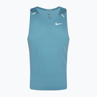 Lauf Tank Top Herren Nike Dri-Fit Rise 365denim turquise / reflective silver