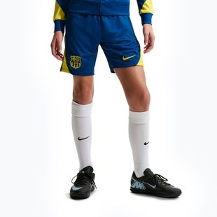 Kinder-Fußballshorts Nike FC Barcelona Strike SE Jr gym blue/opti yellow/opti yellow