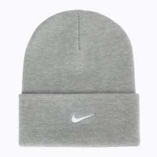 Beanie Nike Peak Swoosh Beanie dark grey heather/white