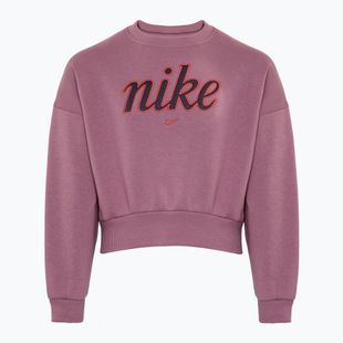 Sweatshirt Hoodie Kinder Nike Sportswear Club Fleece plum dust/light wild mango