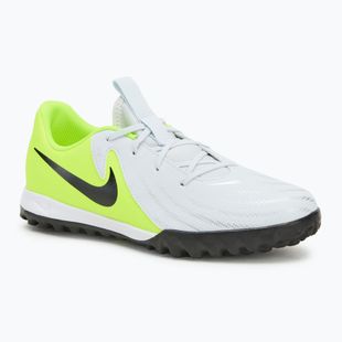 Fußballschuhe Kinder Nike Phantom GX 2 Academy TF metallic silver/volt/black