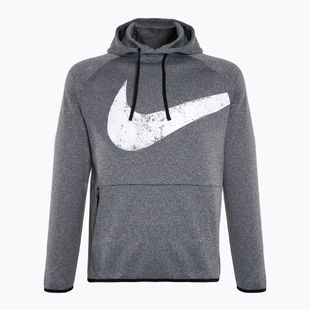Sweatshirt Hoodie Herren Nike Therma-FIT Fitness black/heather/black/white