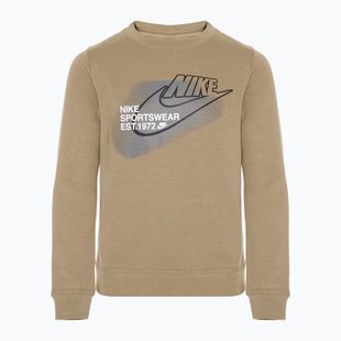 Sweatshirt Hoodie Kinder Nike Sportswear Standard Issue Crew-Neck khaki