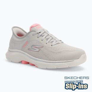 Schuhe Damen SKECHERS Go Walk 7 Valin gray/pink