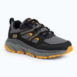 Herrenschuhe SKECHERS D'Lux Journey black/yellow