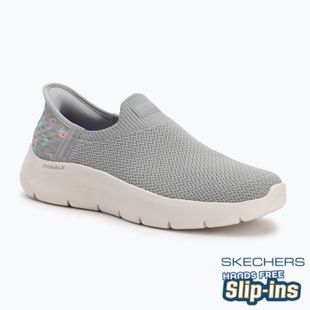Schuhe Damen SKECHERS Go Walk Flex Sunset Rose gray/lavender
