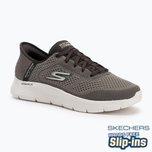 Herrenschuhe SKECHERS Slip-ins Go Walk Flex New World brown