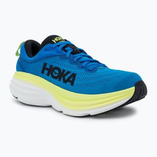 HOKA Bondi 8 electric cobalt/lettuce Herren Laufschuhe