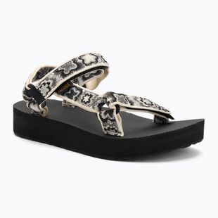 Teva Midform Universal Damen Sandalen neon floral schwarz / weiß