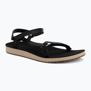Damen-Sandalen Teva Original Universal Slim Leather black/tan
