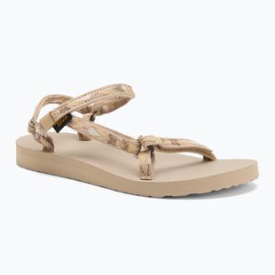 Teva Damen Sandalen Original Universal Slim Archiv Flügel weiß Pfeffer