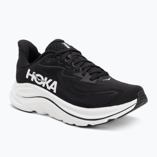 Damen Laufschuhe HOKA Clifton 10 Wide schwarz/weiss