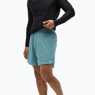 Laufshorts Herren HOKA Glide 7'' 2in1 nountain fog