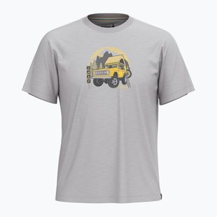 Trekking-Shirt Smartwool Long Weekend Graphic Tee light gray heather