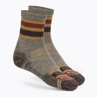Socken Herren Smartwool Performance Hike Light Cushion Striped Mid Crew taupe/natural marl