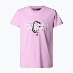 Shirt Kinder The North Face Graphic Relaxed Tee cyber pink