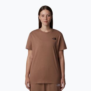 Shirt Damen The North Face Box Nse Relaxed Tee latte/tnf white