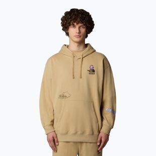 The North Face Mountain Cleanup über Hoodie khaki Stein