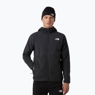 Hoodie Sweatshirt Herren The North Face Glacier Heavyweight Full Zip HD asphalt grey/black