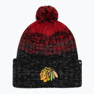 Wintermütze 47 Brand NHL Chicago Blackhakws Cascade black
