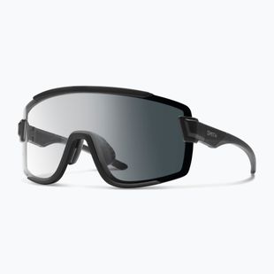 Smith Wildcat mattschwarz/photochromatische Sonnenbrille klar bis grau/klar