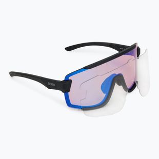 Smith Wildcat matte schwarz/chromapop low light rose blau Spiegel/klar Sonnenbrille