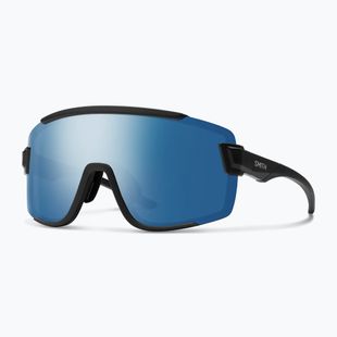 Sonnenbrille Smith Wildcat matte black/chrp polarized blue mirror/clear