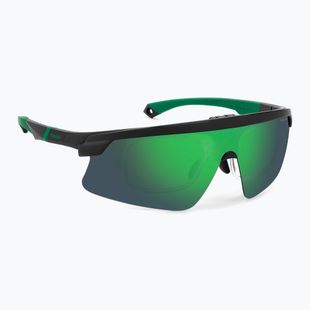 Polaroid PLD 7056/CI/S Polarisierte Sonnenbrille für Herren, mattschwarz, grün/graugrün, Spiegel