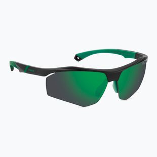 Polaroid PLD 7055/S mattschwarz grün/grün spiegelpolarisiert hc Herren-Sonnenbrille