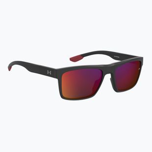 Under Armour Acetech S3 matt schwarz rot/grau Infrarot-Sonnenbrille