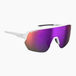 Under Armour Gamedat II/G S3 matt weiß/rosa Spiegel Sonnenbrille