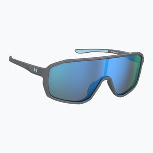 Unter Armour Gameday Jr S3 metallisierte grau/blaue Mehrschicht-Sonnenbrille für Kinder