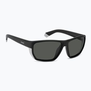 Polaroid PLD 7057/S mattschwarz/grau polarisierte Herren-Sonnenbrille