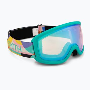 Skibrille Smith Snowday Jr jade formations/blue sensor mirror