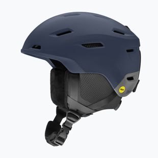 Skihelm Smith Descend Mips matte royal navy/wolf gray
